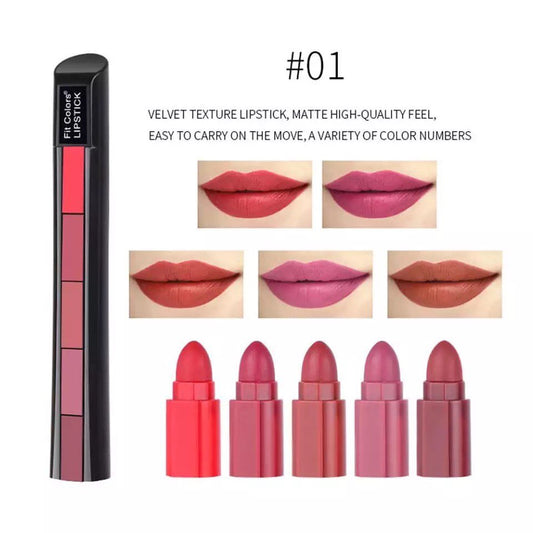 5 In 1 Huda Beauty Lipstick Shades