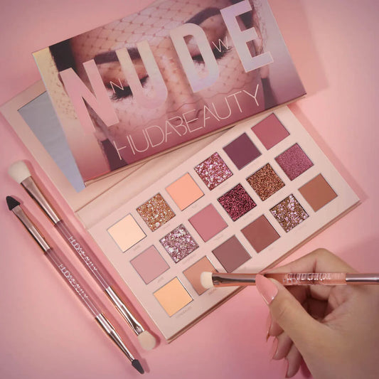 Huda Beauty Nude Eyeshadow Palette - 18 Shades